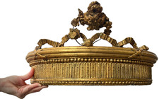ANTIQUE FRENCH GILTWOOD BED