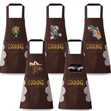Classic Chef Apron Kitchen Waterproof Pocket Cook Catering Unisex BBQ Apron