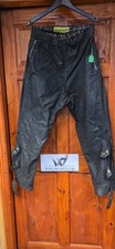 BELSTAFF TRIALMASTER TROUSERS 60's Era Waxed Cotton Motorcycle Trousers LARGE
