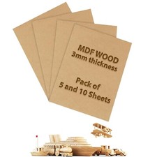 MDF Wood Sheets Smooth 1.5mm &