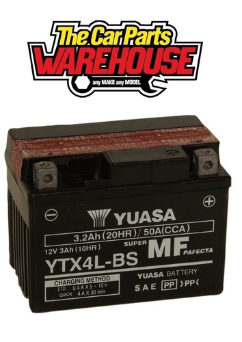 Yuasa ytx4l motorcycle atv - yuasa,