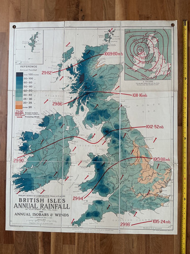 Vintage large school wall - ,