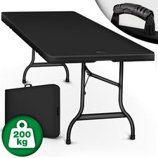 tillvex® Folding Table 180 cm Garden Table Buffet Table Camping Table Folding Garden