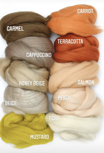 Merino wool roving oeko - merino,