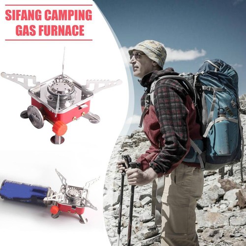 Portable camping gas stove - camping,