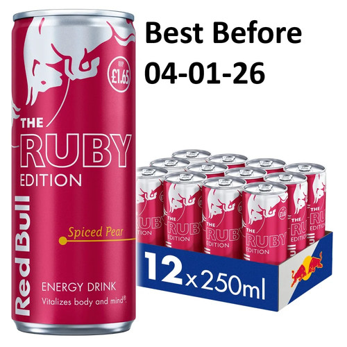 12x250ml red bull energy - bull,