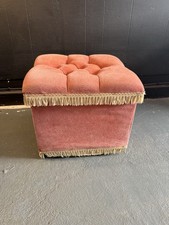 Pink Pouffe Dressing Table