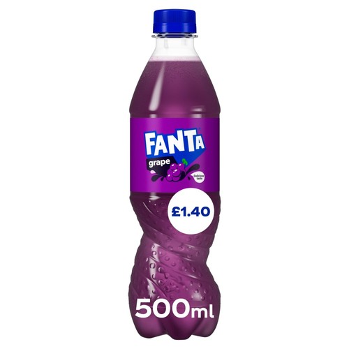 Fanta grape 500ml pack - fanta,