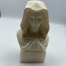Vintage Alabaster Hooded