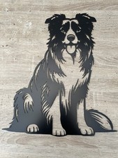 Border Collie Metal Art Wall