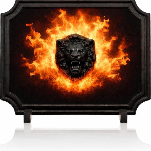 Fireback for fireplace - -,