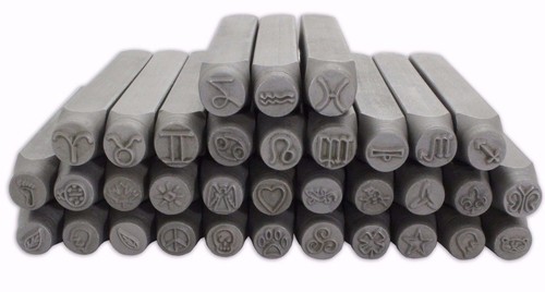 6mm various metal design stamp - metal,