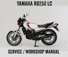 1980-1982 Yamaha RD250LC RD 250 LC 4L1 Repair Workshop Service Manual PDF File