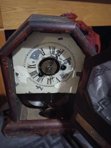 Antique seth thomas clock - thomas,