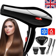 2200W Professional Style Hair Dryer Nozzle Concentrator Blower Pro Salon Heat UK