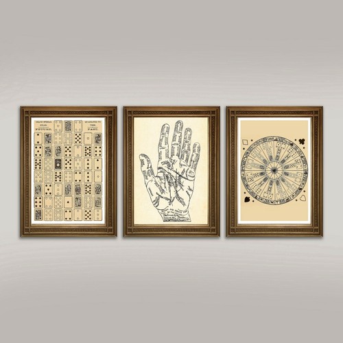 Fortune teller prints vintage - teller,