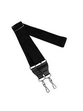 2" Adjustable Black Webbing Banjo Strap By LeatherGraft Hand Made In The UK