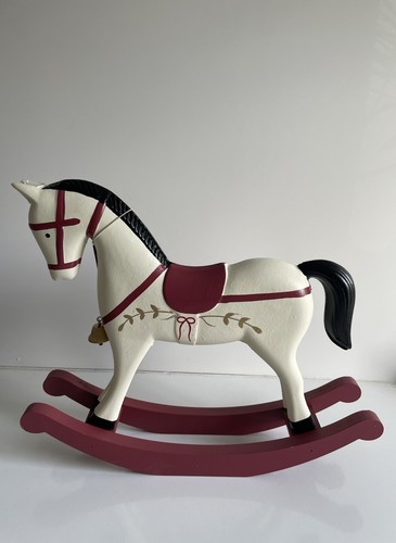 New wooden white red - wooden, festive