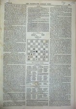 Original Old Antique Print