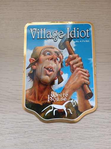 White horse brewery village - white,