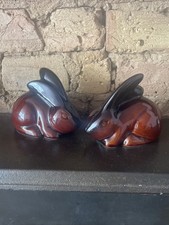 Two Vintage China Rabbit Figures