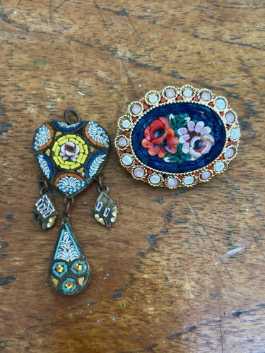Vintage micro mosaic jewellery - vintage,