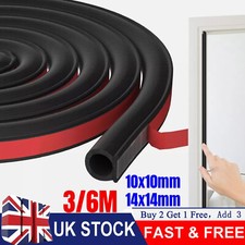 D-Shape Car Door Rubber Seal Strip Self Adhesive Auto Car Door Weather Stripping