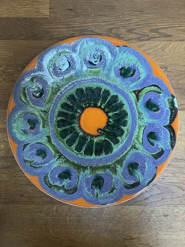 Poole pottery delphis plate - delphis,