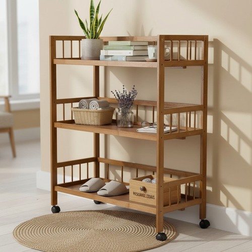 Tier serving trolley on - tier,