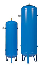 Vertical Air Receivers / Tanks / Vessels 11 & 15 bar 15 - 500 litres Blue Paint