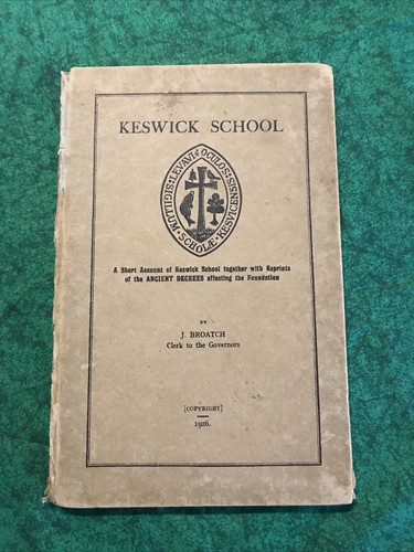 1926 keswick school - keswick, school,