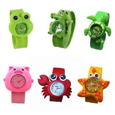 Digital Slap Watch Cute Frog Slap Watches Cute 3D Cartoon Animal Kids Gift