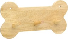 3 Peg Wooden Dog Lead Holder