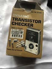 Vintage Dynamic Transistor  Checker  Micronta 22-025