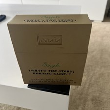 OASIS WHATS THE STORY MORNING GLORY CD SINGLES BOXSET CIGARETTE BOX RARE VGC