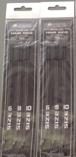 Hair rigs barbless - 12, 6