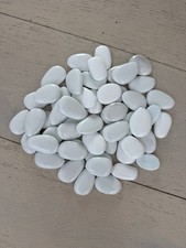 White Flat Back Backed Glass