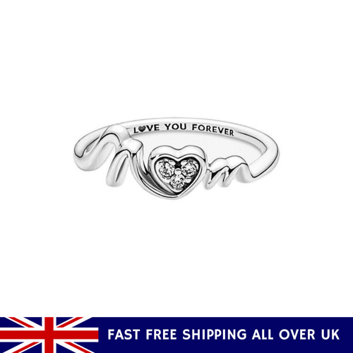 S925 sterling silver - mum, heart