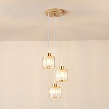 Pedant Light Chandelier Gold 3