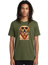 Superman-Dog Mens Graphic Tee