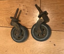 2x Vintage Brass & Rubber