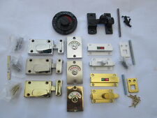 IN 6 FINISHES WC Vacant,Engaged Toilet Bathroom door lock Latch Indicator bolt