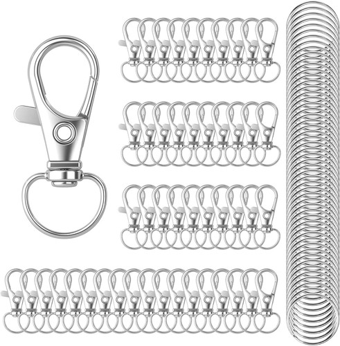 100pcs swivel lobster clasps - swivel,