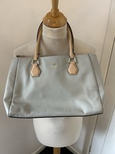 Kate Spade Light Blue Leather Top Handle Bag Handbag