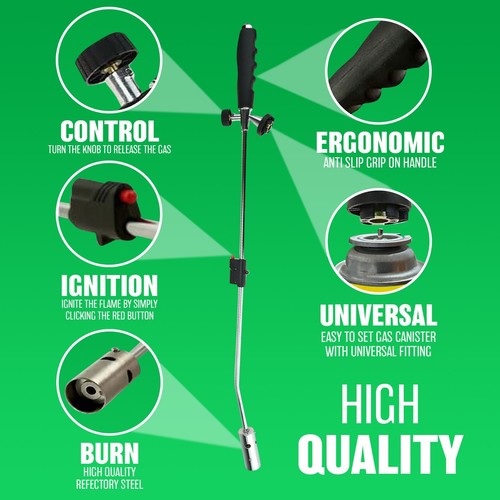 Weed burner gas blowtorch - gas,