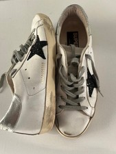 Golden Goose Superstar Distressed Leather Trainers Sneakers Size 39 UK 6