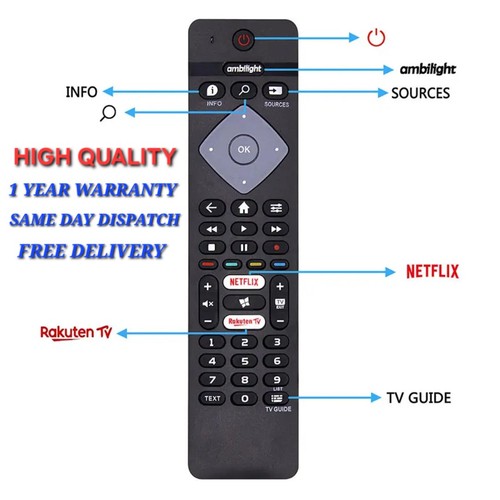 New replacement remote for - replacement,