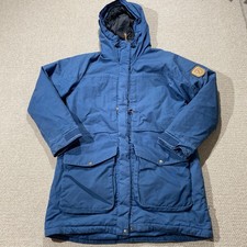 Fjallraven Barents Parka Jacket Womens Large Blue G-1000 Winter Coat Hydratic
