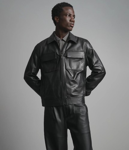 Genuine leather jacket - genuine,