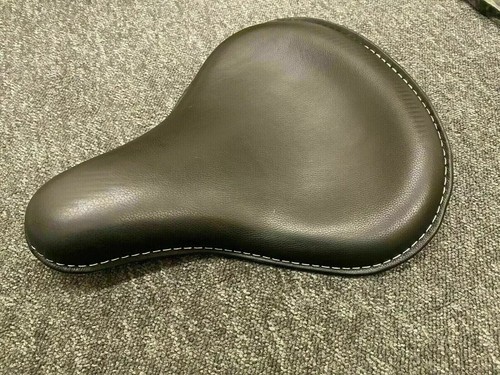 Black leather deep dish solo - black,